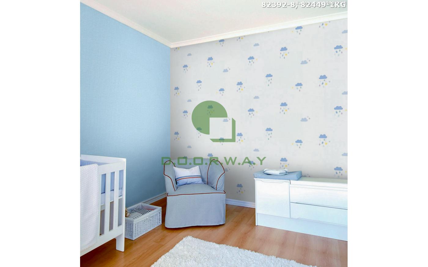 Các mẫu giấy dán tường xanh dương cho phòng khách, bếp, ngủ